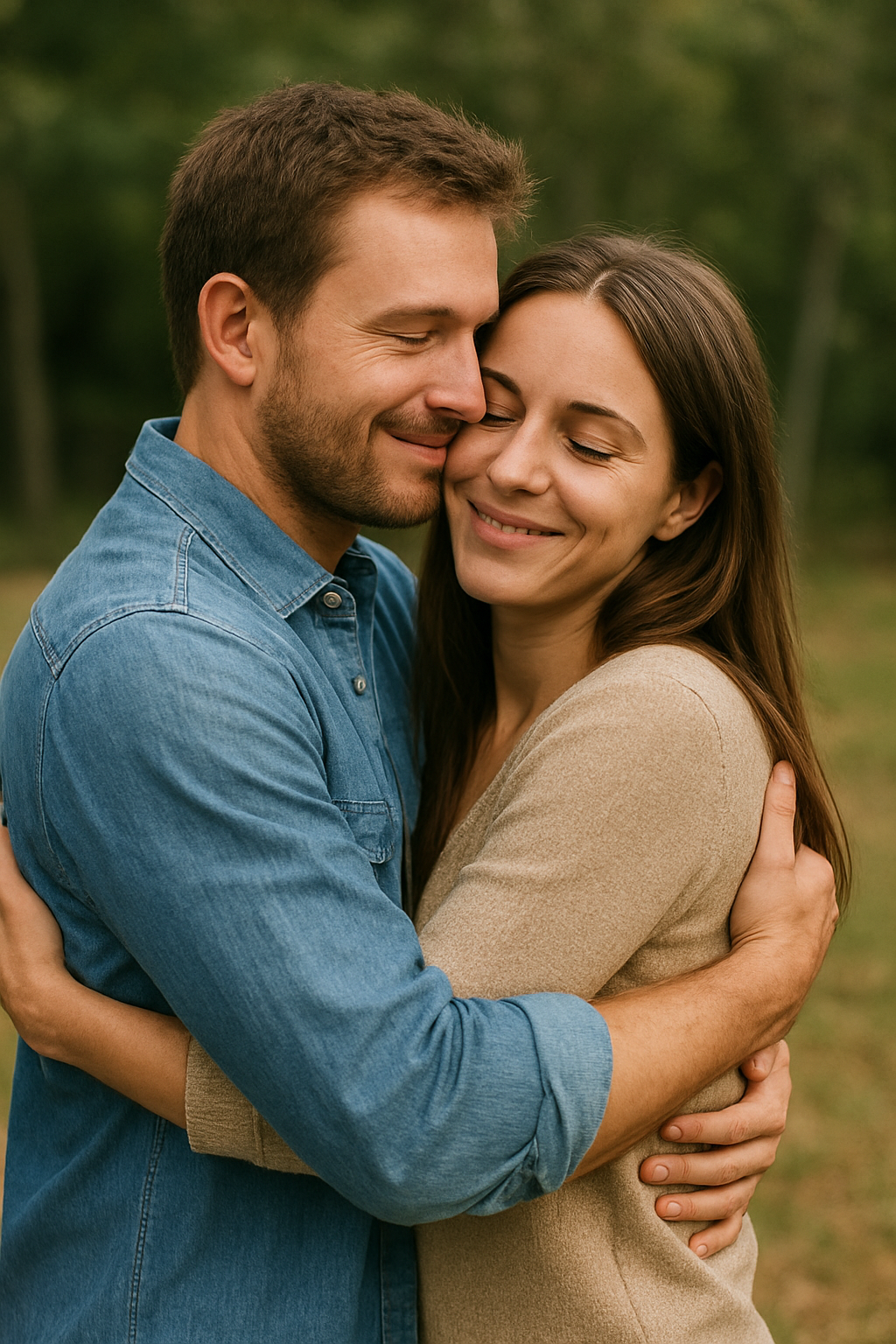 People hugging